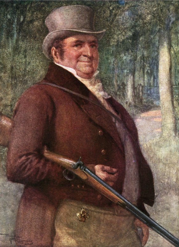 Pan Wardle (barevná litografie) od Frank Reynolds