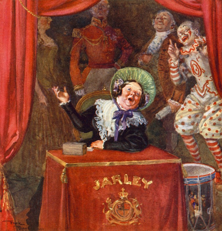 Paní Jarleyová (barevná litografie) od Frank Reynolds