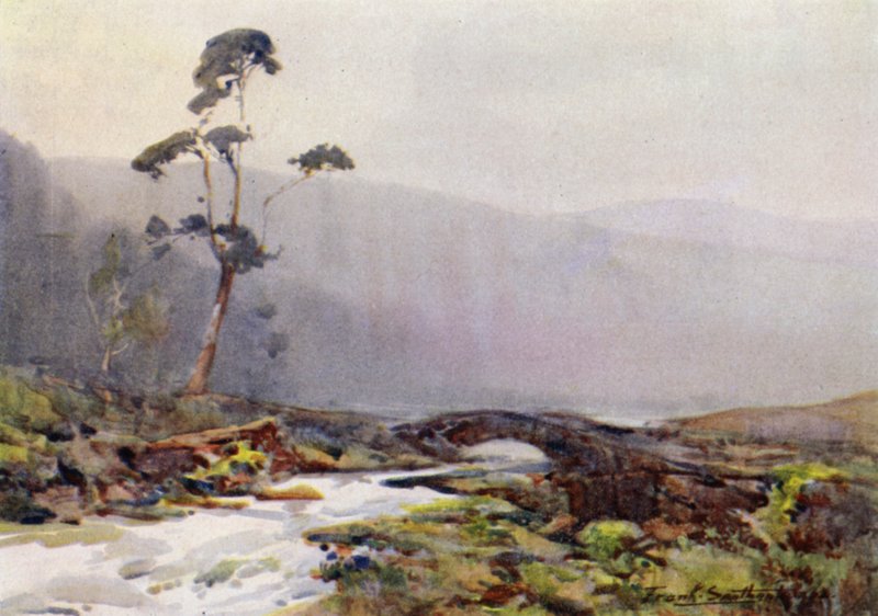 Moorland Stream (barevné lito) od Frank Southgate