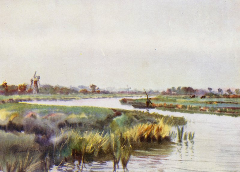 Norfolk Broads: Nad Wayford Bridge na Ant od Frank Southgate