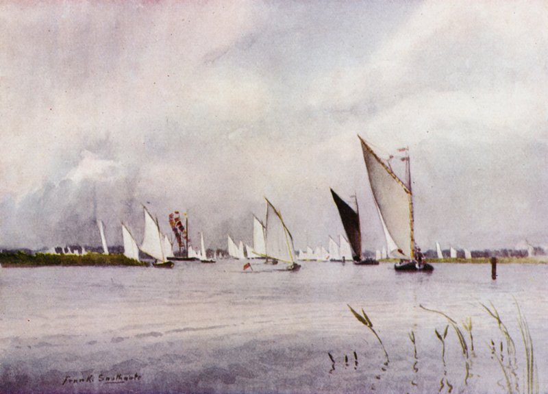 Norfolk Broads: Regatta at Hickling od Frank Southgate