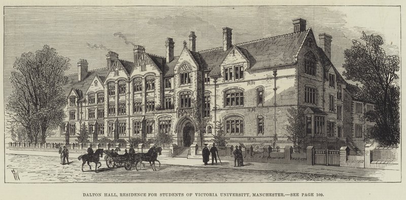 Dalton Hall, rezidence pro studenty Victoria University, Manchester od Frank Watkins