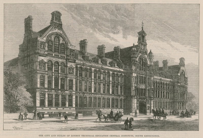 Centrální institut technického vzdělávání City and Guilds of London, South Kensington od Frank Watkins