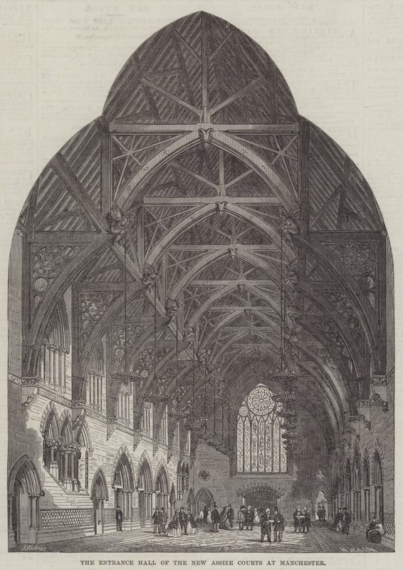 Vstupní hala New Assize Courts v Manchesteru od Frank Watkins