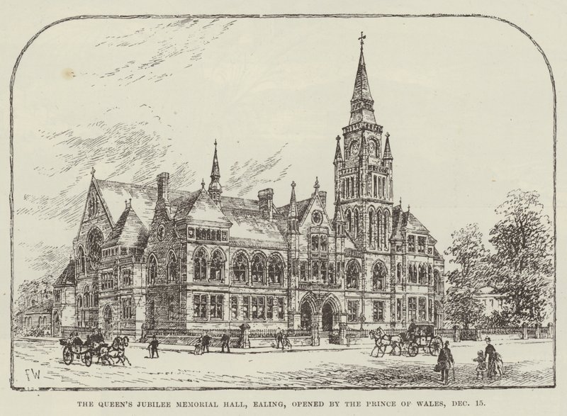 Královnina jubilejní pamětní síň, Ealing, otevřena princem z Walesu, 15. prosince od Frank Watkins