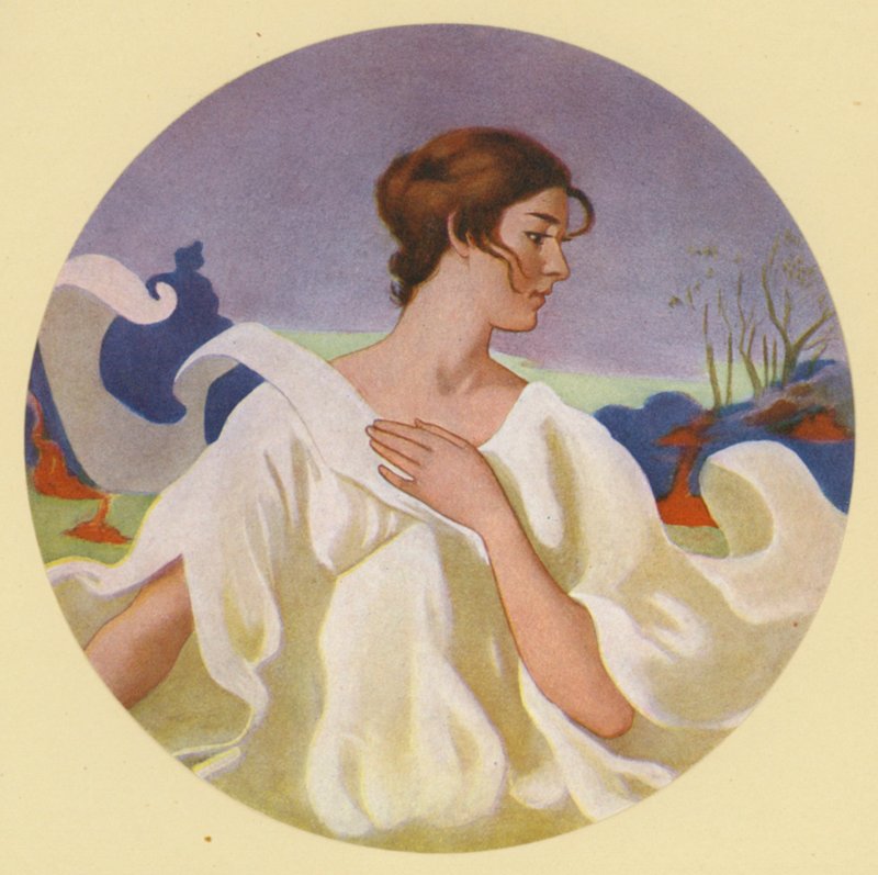 Čtyři roční období: (barevná litografie) od Frank Weston Benson