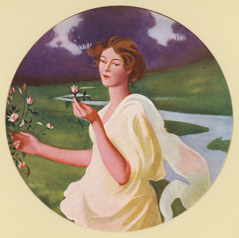 Čtyři roční období: (barevná litografie) od Frank Weston Benson