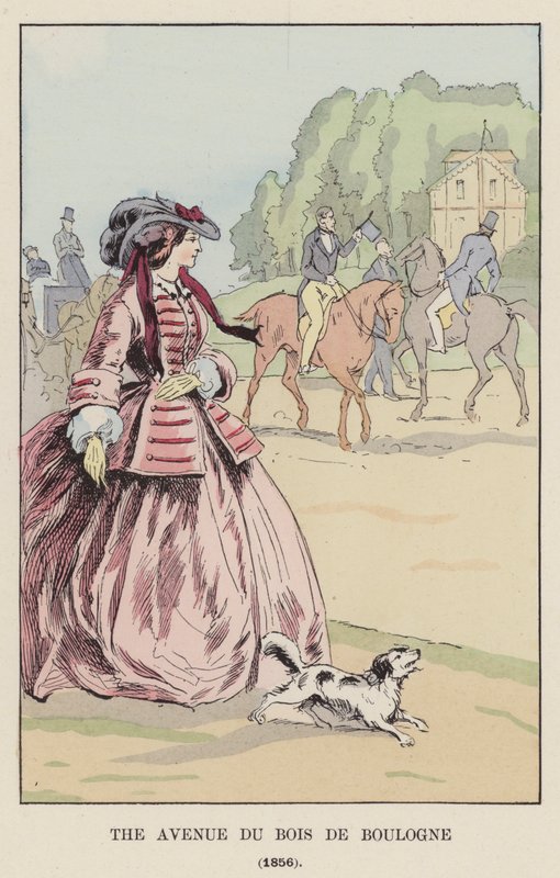 Avenue du Bois de Boulogne, 1856 od François Courboin