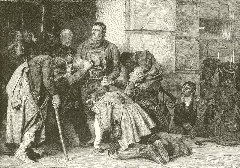 Andreas Hofer vedl k popravě od Franz Defregger