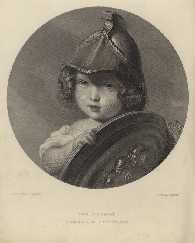 Princezna Helena jako Amazonka od Franz Xaver Winterhalter