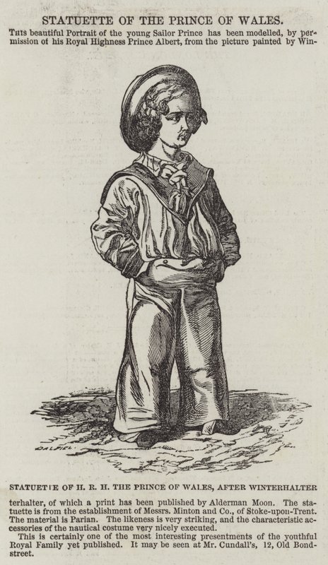 Soška HRH prince z Walesu od Franz Xaver Winterhalter