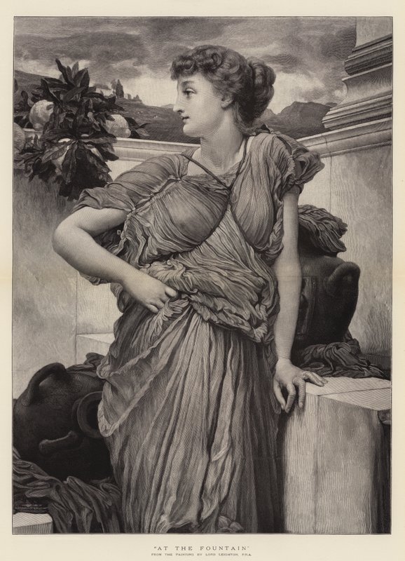 U fontány od Frederic Leighton