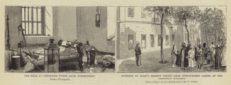 Uvěznění Arabi Paši od Frederic Villiers