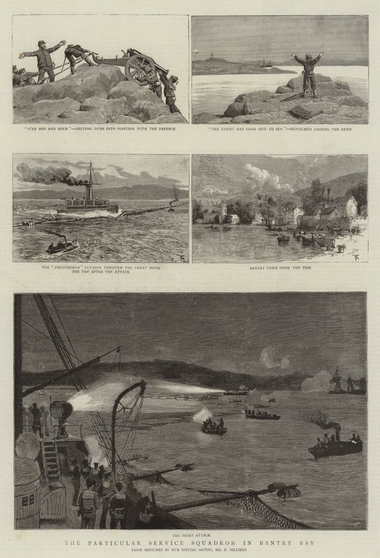 Zvláštní servisní eskadra v Bantry Bay od Frederic Villiers