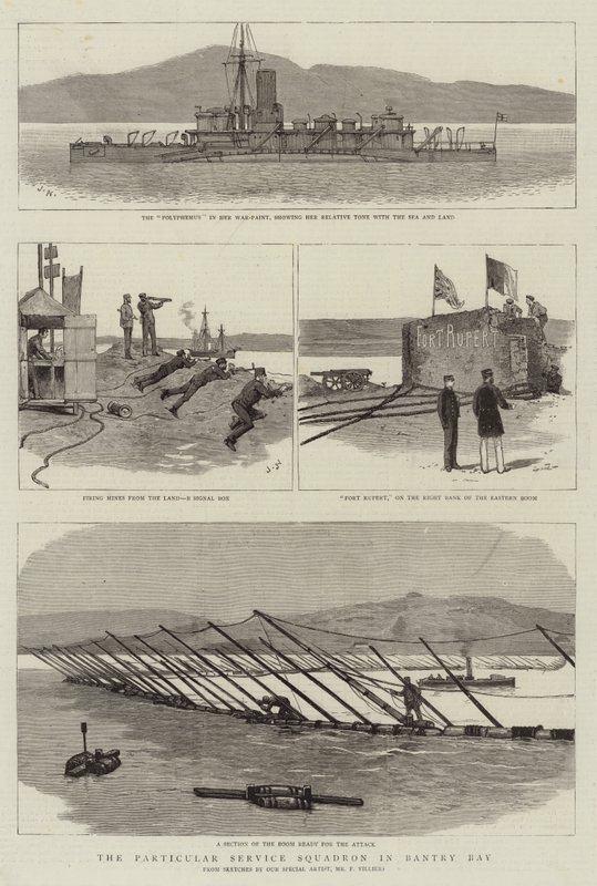 Zvláštní servisní eskadra v Bantry Bay od Frederic Villiers