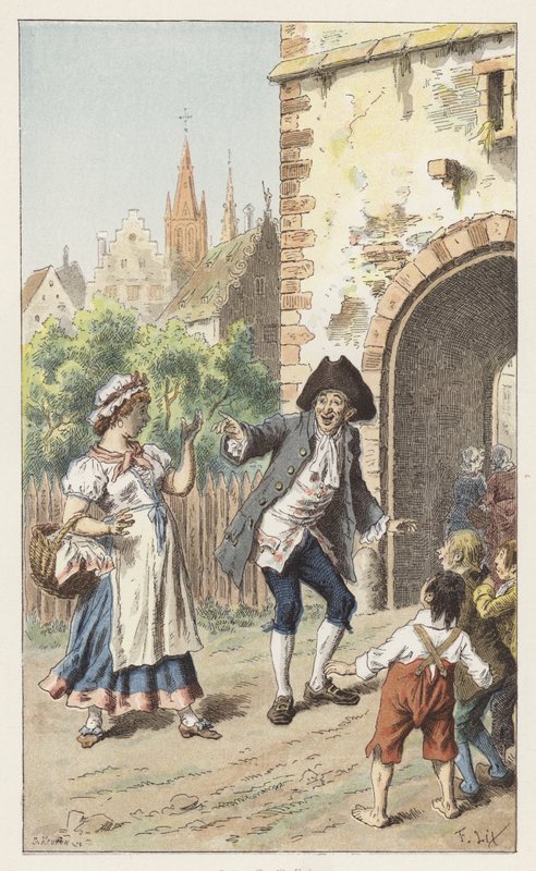 V Paříži je dáma (barva lito) od Frederic Theodore (after) Lix