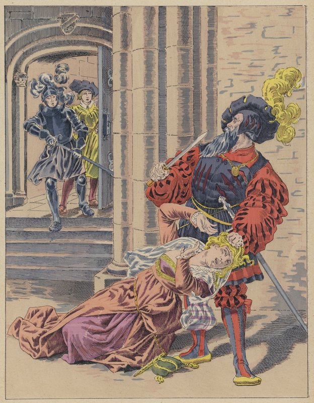 Modré vousy, Modré vousy (barva lito) od Frederic Theodore (after) Lix