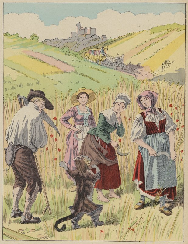 Le Chat Botte, Kocour v botách (barevné lito) od Frederic Theodore (after) Lix