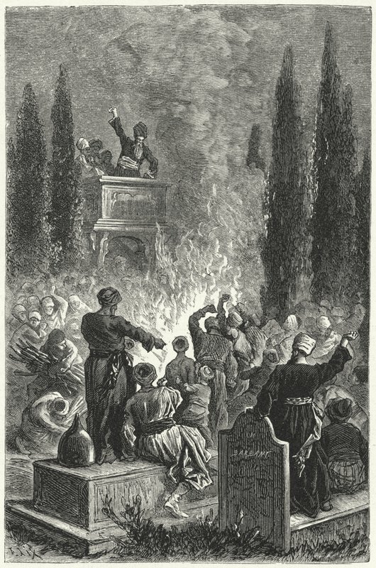Setkání Izmaelitů (rytina) od Frederic Theodore (after) Lix