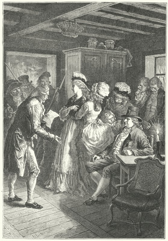 Zatčení Ludvíka XVI. a jeho rodiny ve Varennes od Frederic Theodore (after) Lix
