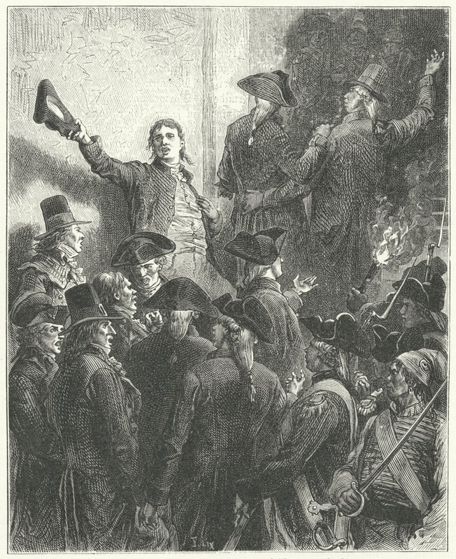 Pád Girondinů od Frederic Theodore (after) Lix