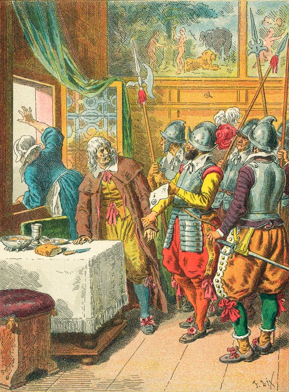 Zatčení Brousselu od Frederic Theodore Lix