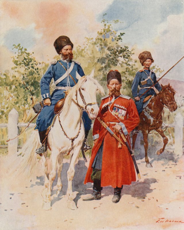 Cossacks of the Guard a Imperial Bodyguard od Frederic de Haenen