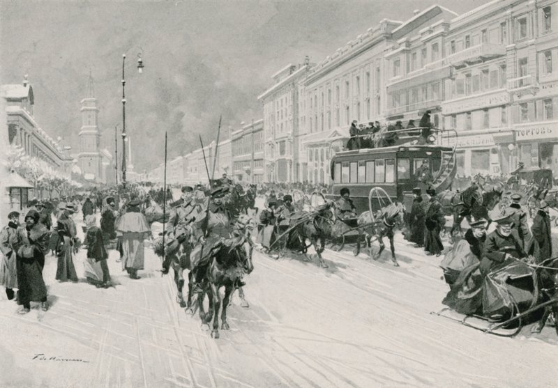 Něvský prospekt od Frederic de Haenen