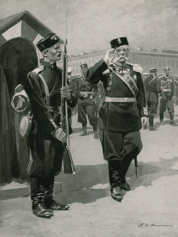Důstojník a Sentinel od Frederic de Haenen