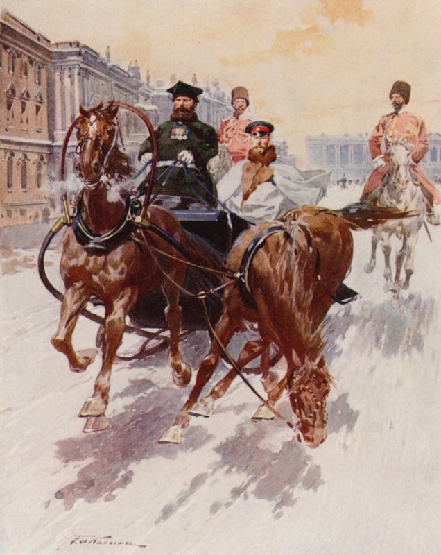 Sáňkování s Pristyazhkou neboli Side-Horse od Frederic de Haenen
