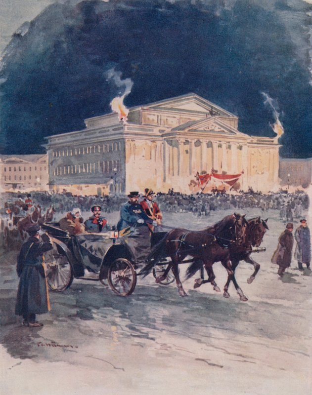 Císařská opera po slavnostním představení od Frederic de Haenen
