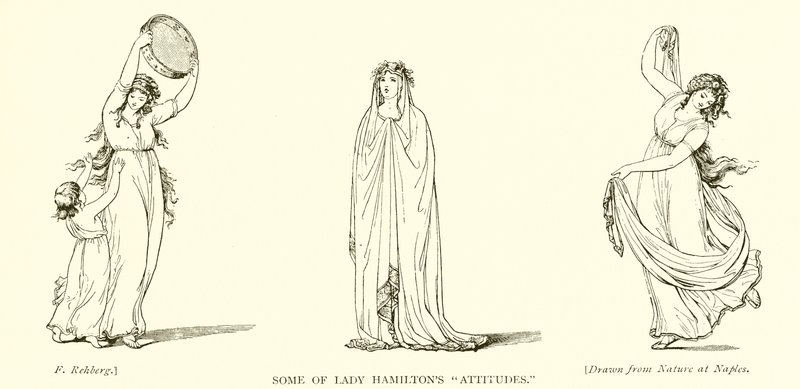 Některé z postojů lady Hamiltonové od Frederich Rehberg