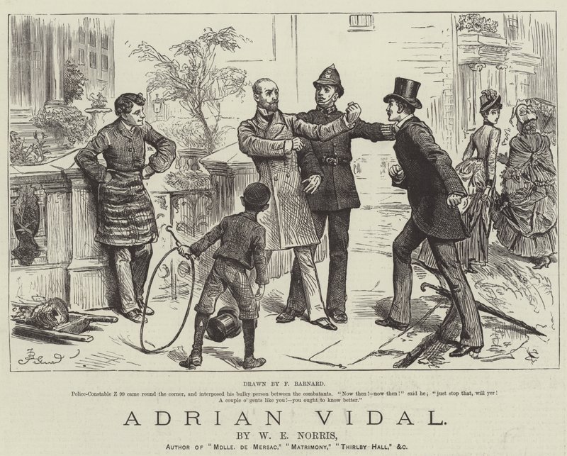 Adrian Vidal, WE Norris od Frederick Barnard