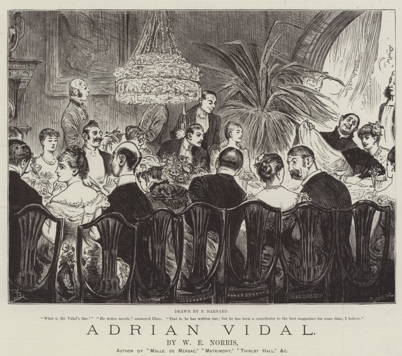 Adrian Vidal, WE Norris od Frederick Barnard