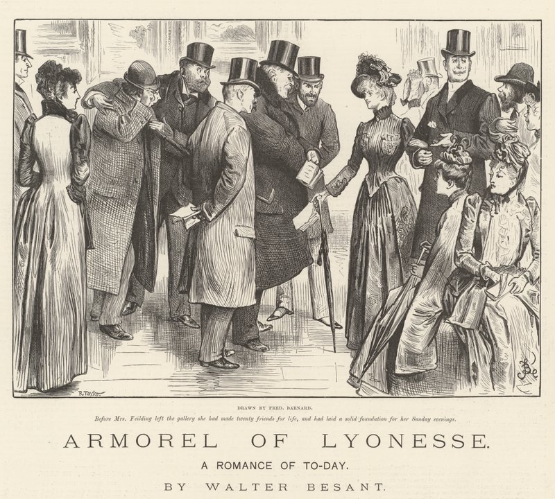 Armorel of Lyonesse, Romance of To-Day, Walter Besant od Frederick Barnard