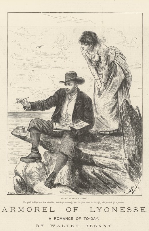 Armorel of Lyonesse, Romance of To-Day, Walter Besant od Frederick Barnard