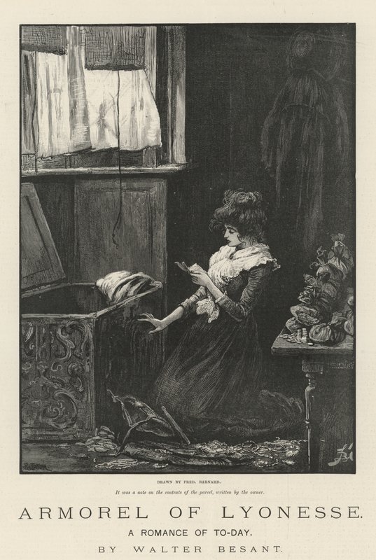 Armorel of Lyonesse, Romance of To-Day, Walter Besant od Frederick Barnard