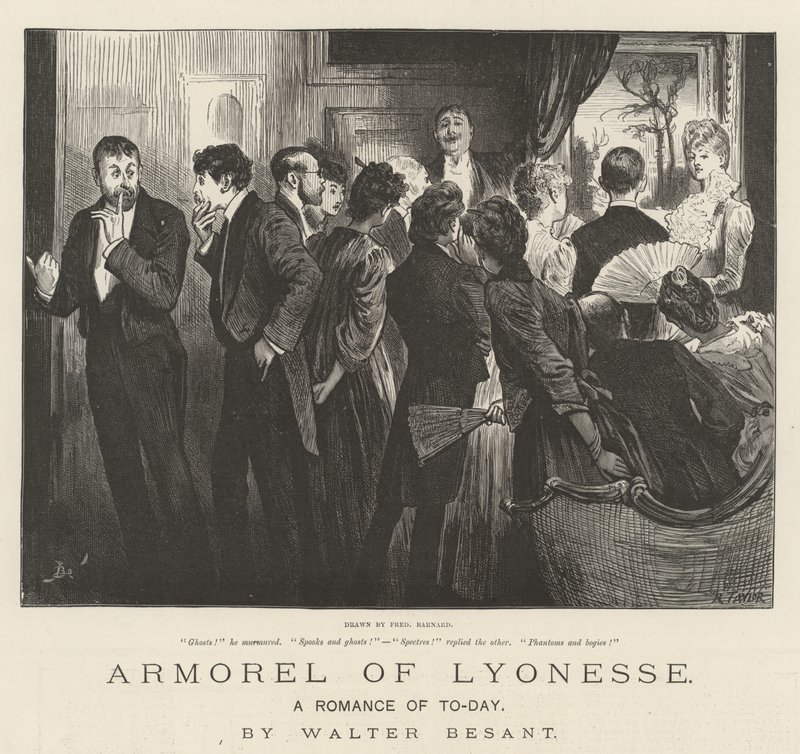 Armorel of Lyonesse, Romance of To-Day, Walter Besant od Frederick Barnard