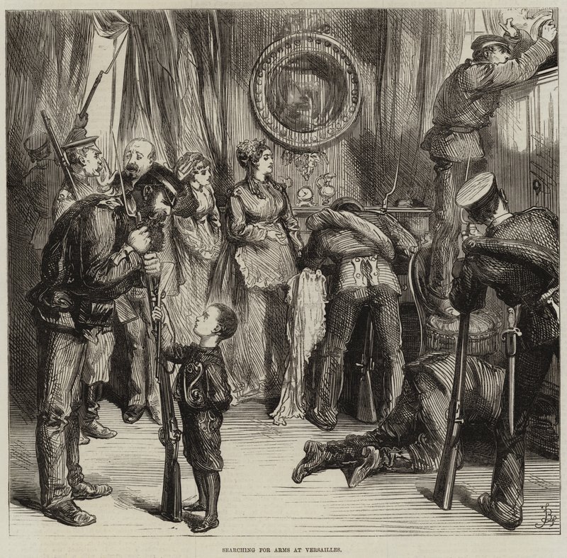 Hledání zbraní ve Versailles od Frederick Barnard