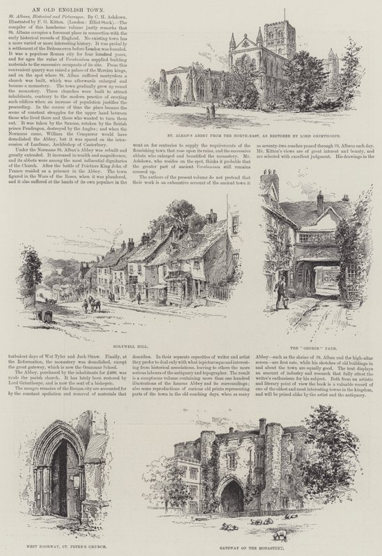 Staré anglické město od Frederick George Kitton