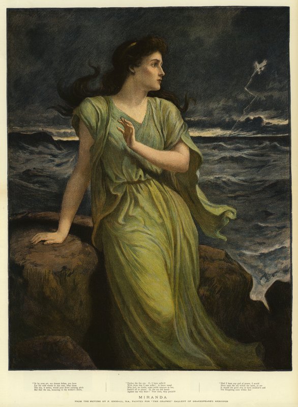 Miranda od Frederick Goodall
