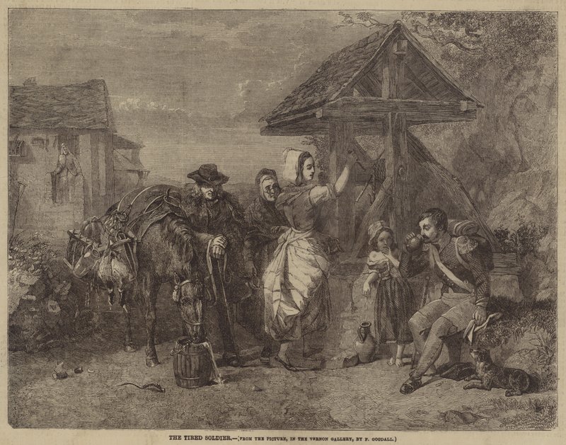 Unavený voják od Frederick Goodall