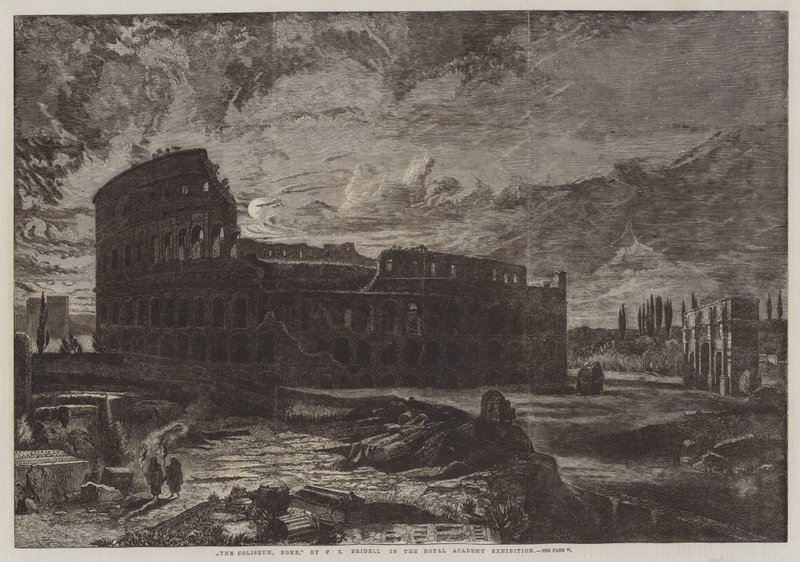 Koloseum, Řím od Frederick Lee Bridell