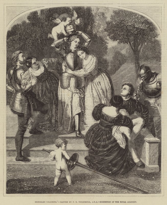 Britomart odzbrojený od Frederick Richard Pickersgill
