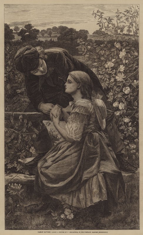 Raní milenci od Frederick Smallfield