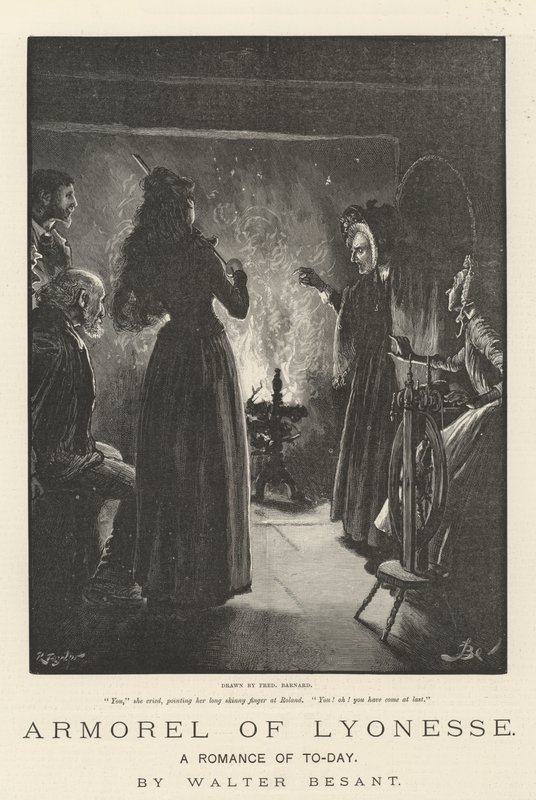Armorel of Lyonesse, Romance of To-Day, Walter Besant od Frederick Barnard