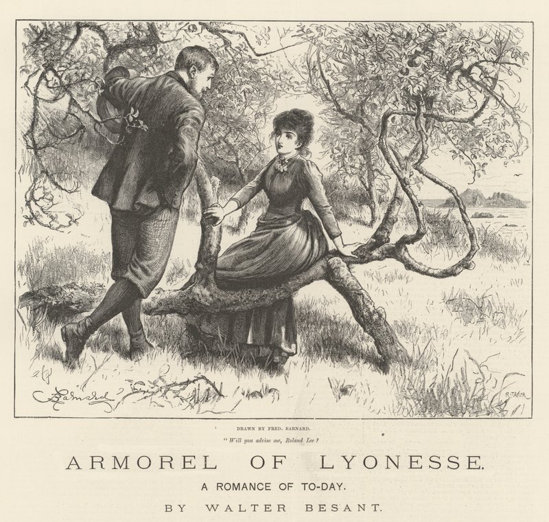 Armorel of Lyonesse, Romance of To-Day, Walter Besant od Frederick Barnard