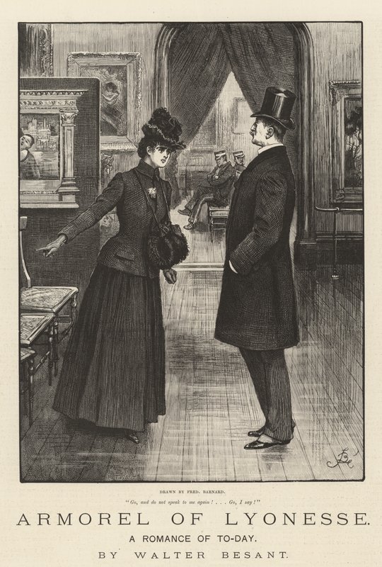 Armorel of Lyonesse, A Romance of To-Day, Walter Besant od Frederick Barnard