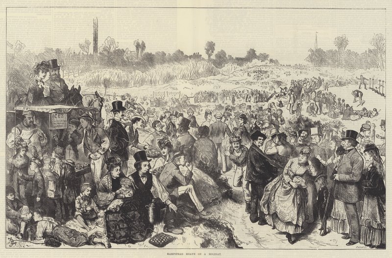 Hampstead Heath na dovolené od Frederick Barnard