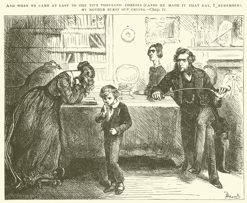 Ilustrace pro Davida Copperfielda od Frederick Barnard